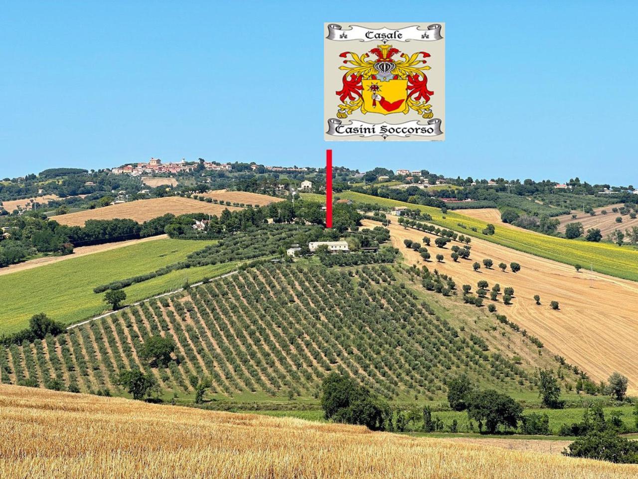 Penzion Casale Casini Soccorso Senigallia Exteriér fotografie